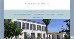 Desktop Screenshot of la-bonotiere-chambres-hotes.com
