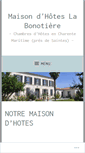 Mobile Screenshot of la-bonotiere-chambres-hotes.com